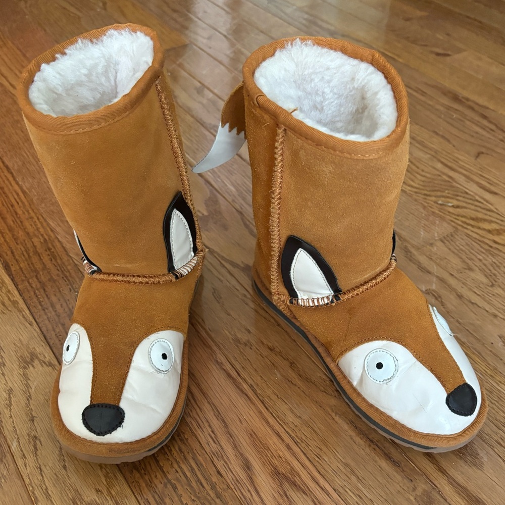 EMU Australia Fox Boots | Kids Size 2 | Burnt Orange. Gently Worn, Minimal Wear.